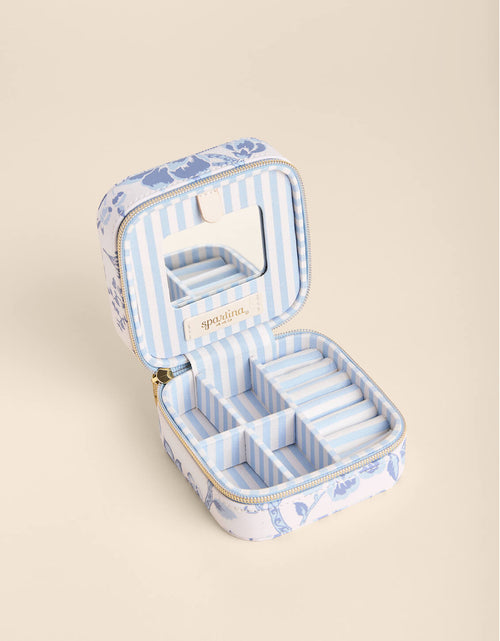 The “Garden Toile” Mirror Jewelry Travel Case by Spartina 449