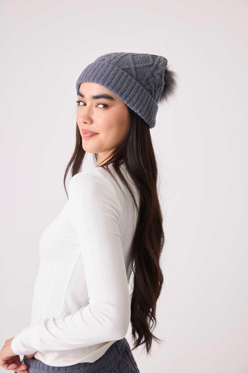 The "Cozy Cable" Beanie by PJ Salvage