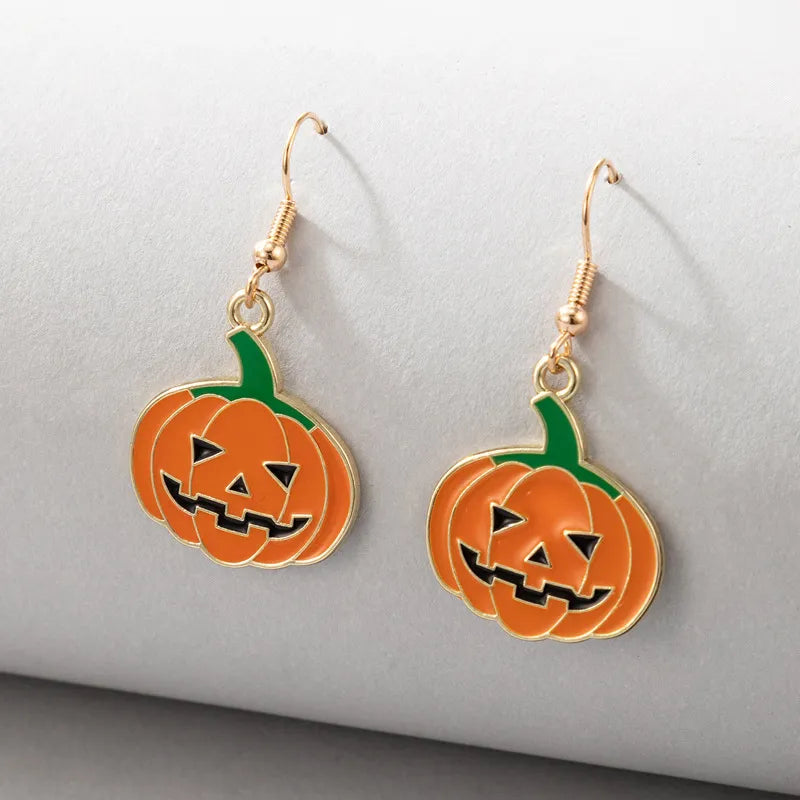 The "Jack-o-Lantern" Earrings