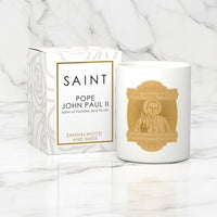 The "Saint Pope John Paul - Patron Saint of Families and Youth" Candle