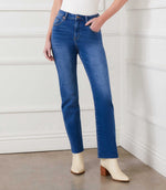 The "Raw Hem" Straight Jeans