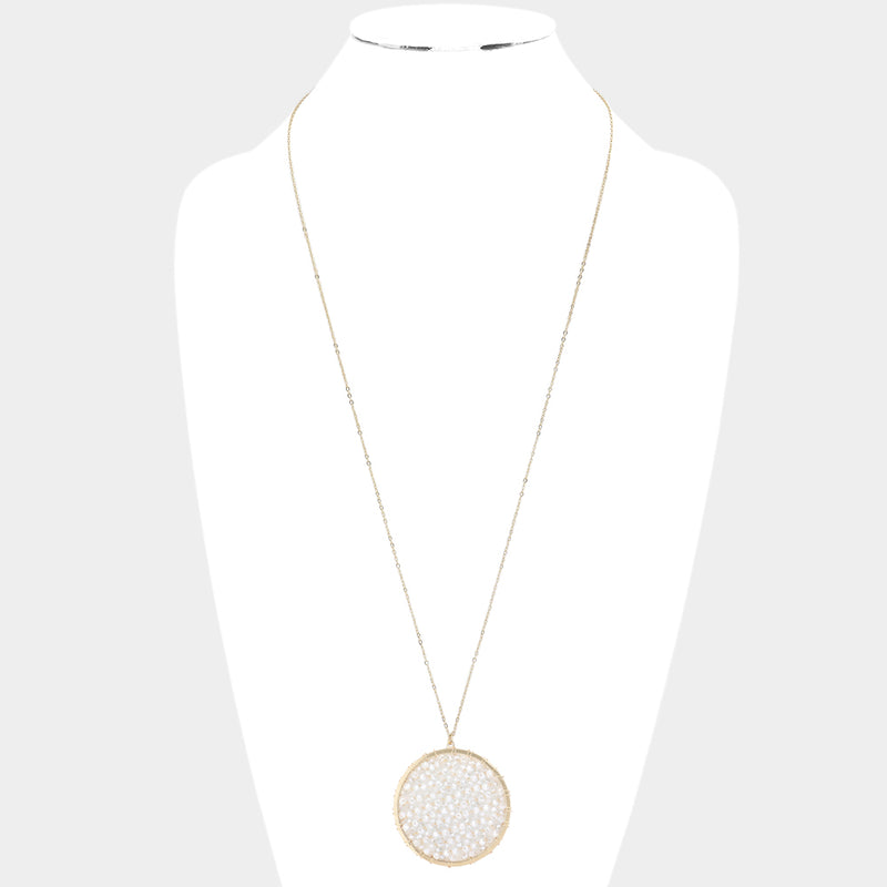 The "Dreamy Disk" Necklace