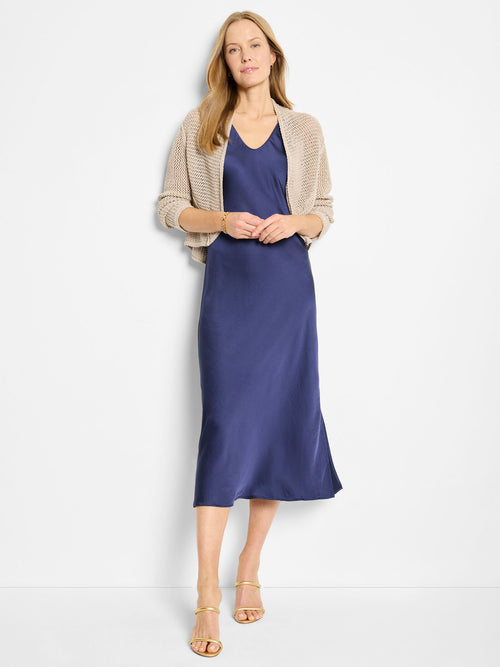 The "Chamois" Mesh Cocoon Cardigan by NIC+ZOE