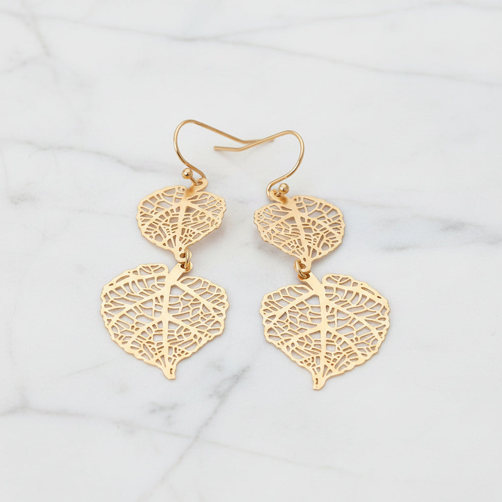 The "Boho Leaf" Earrings