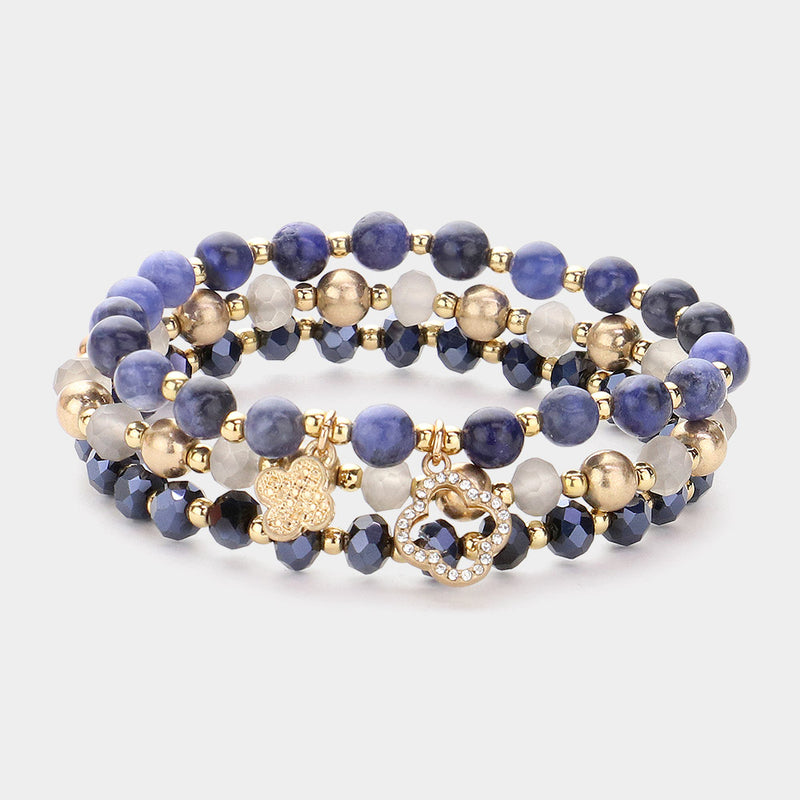 The "Montana Blue Details" Bracelet Set