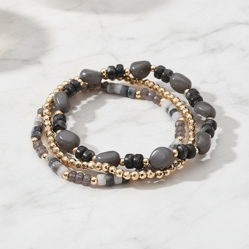 The "Slate Pebble" Bracelet