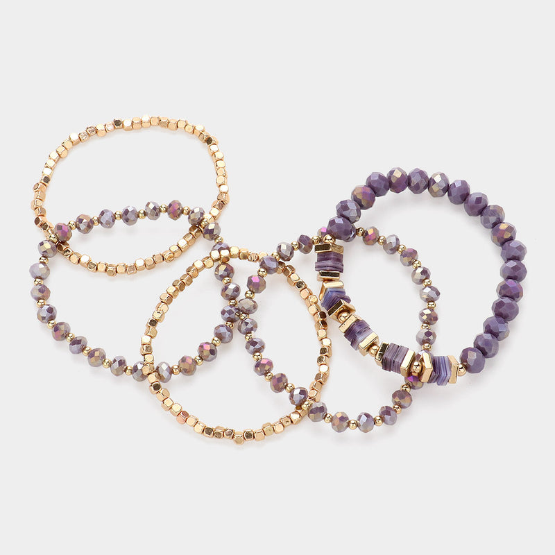 The "Lavender Love" Bracelet Set