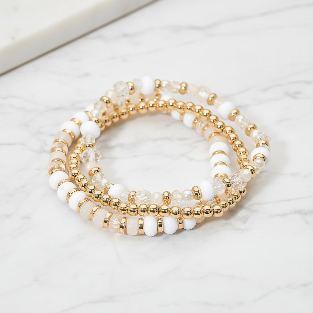 The "Ivory & Gold" Bracelet