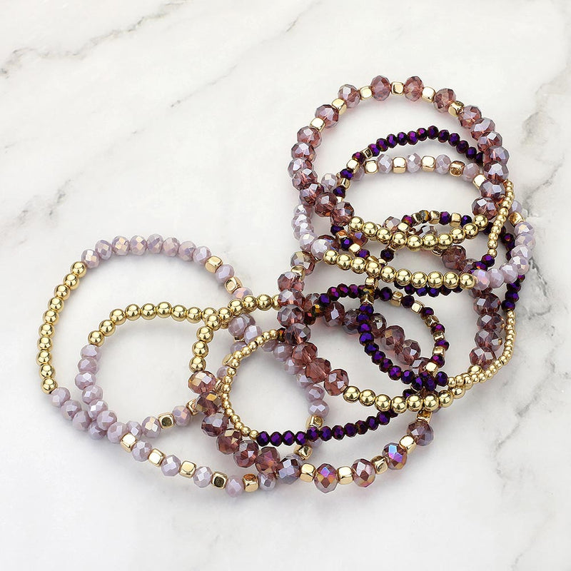 The "Amethyst Love" Bracelet Set