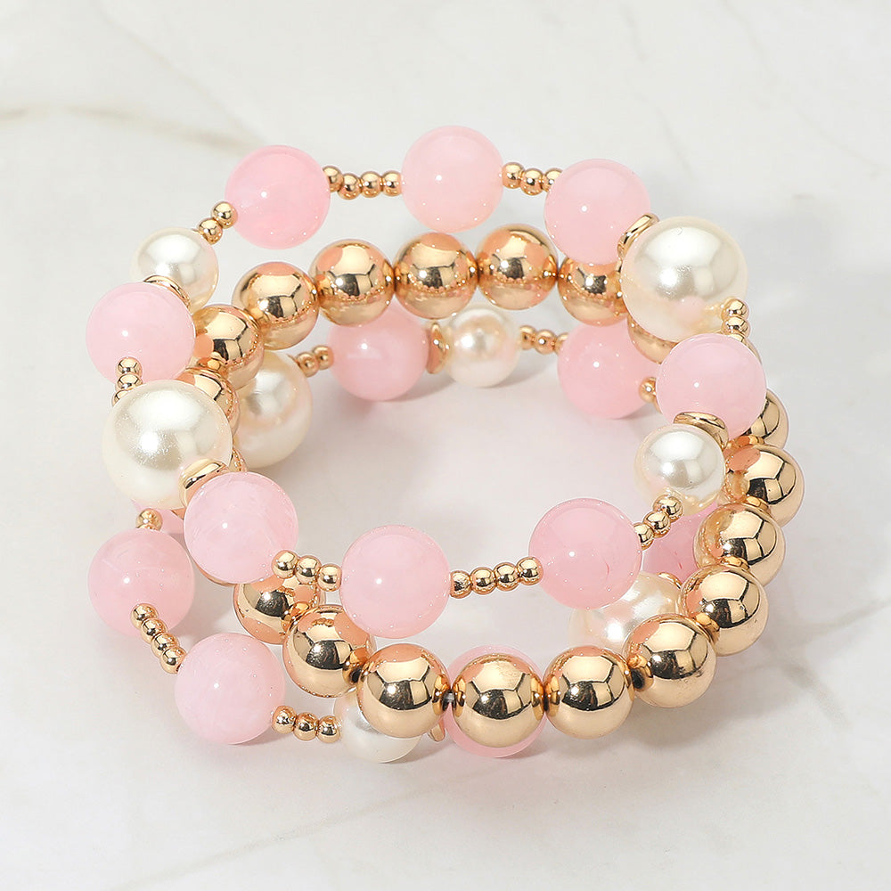 The "Pink Bubbles" Bracelet