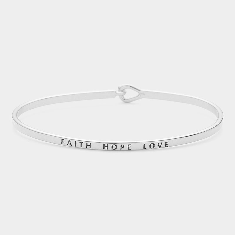 The "Faith Hope Love" Bracelet