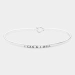 The "I Can and I Will" Bracelet