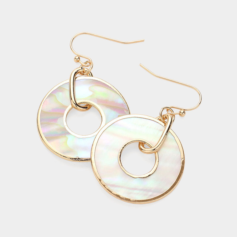 The "Mother of Pearl Queen" Earrings