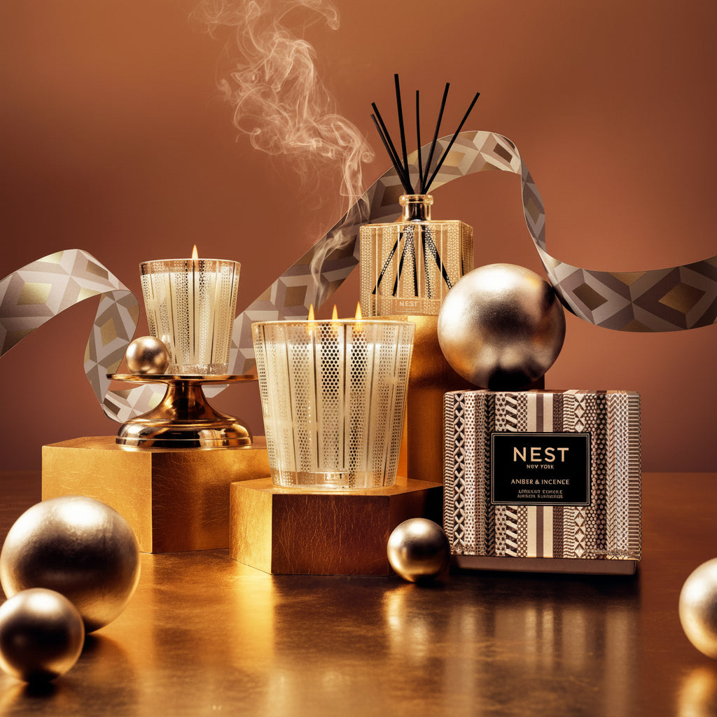 The "Amber & Incense" Collection by NEST New York