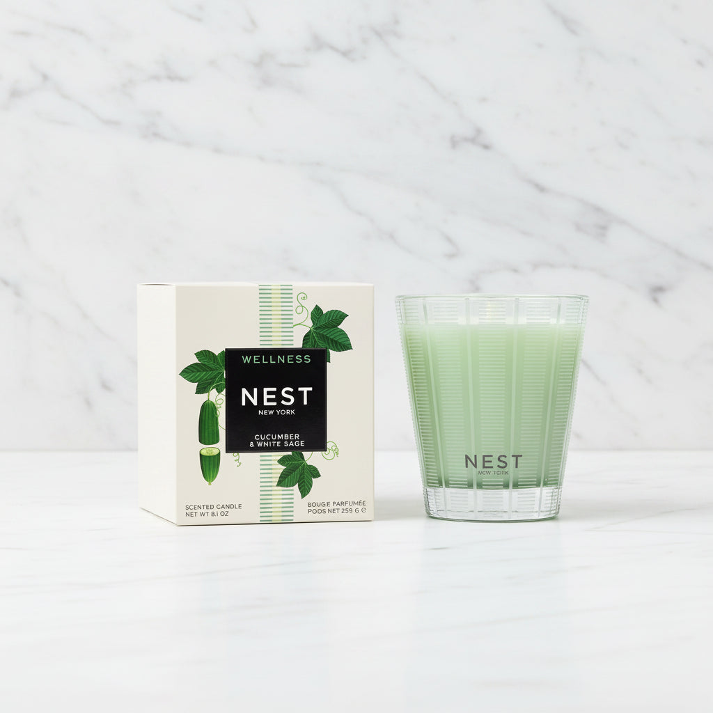 The "Cucumber & White Sage" Collection by NEST New York