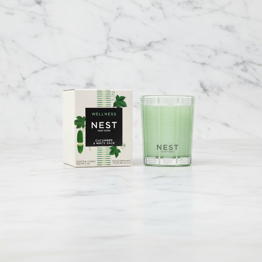 The "Cucumber & White Sage" Collection by NEST New York
