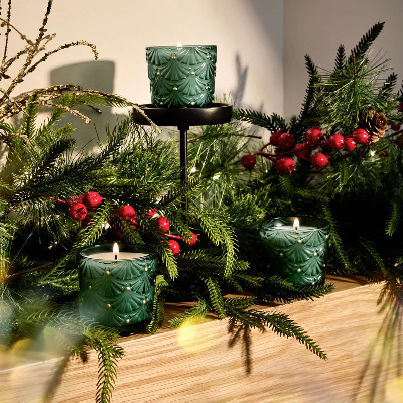 The "Noble Fir" Mini Pedestal Trio Gift Set by Volsupa
