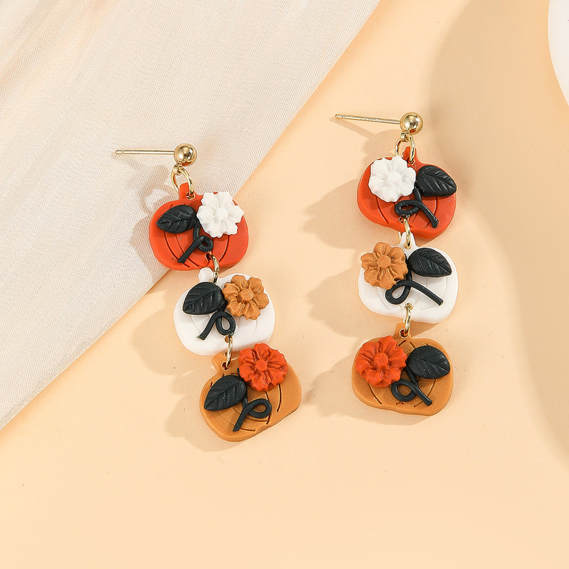 The "Harvest Pumpkin" Earrings