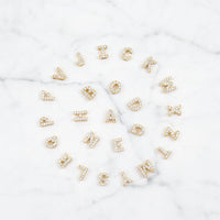 The "Initial Letters" with Pearls Bracelet