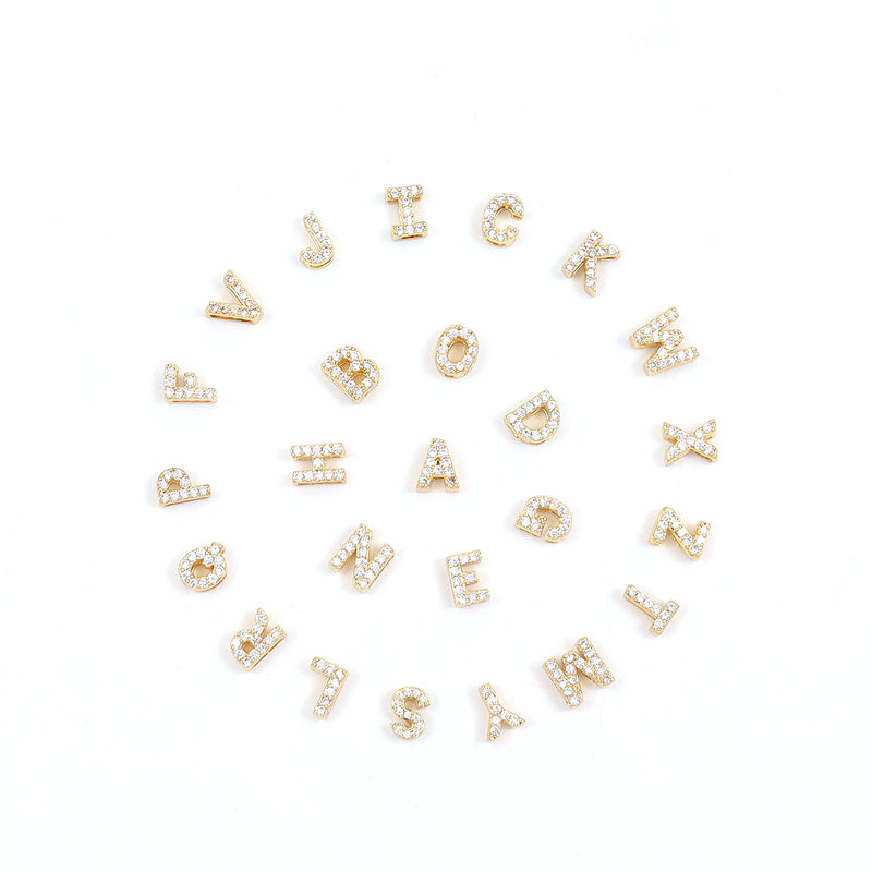 The "Initial Letters" with Pearls Bracelet