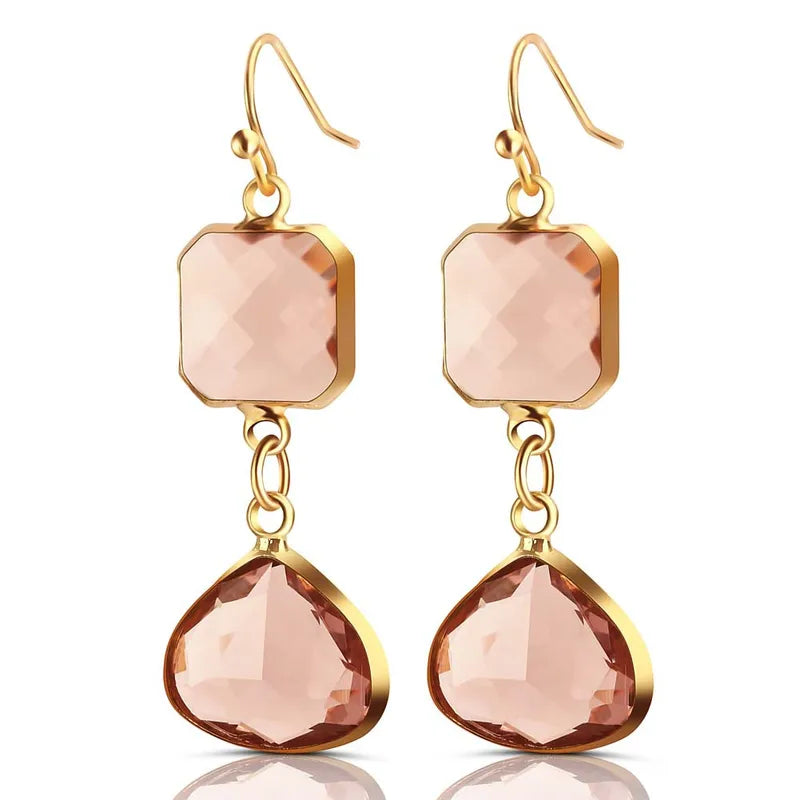 The "Blush Drop" Earrings