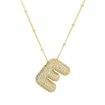 The "Bubble Pop Initial Beaded Chain" Necklace