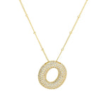 The "Bubble Pop Initial Beaded Chain" Necklace