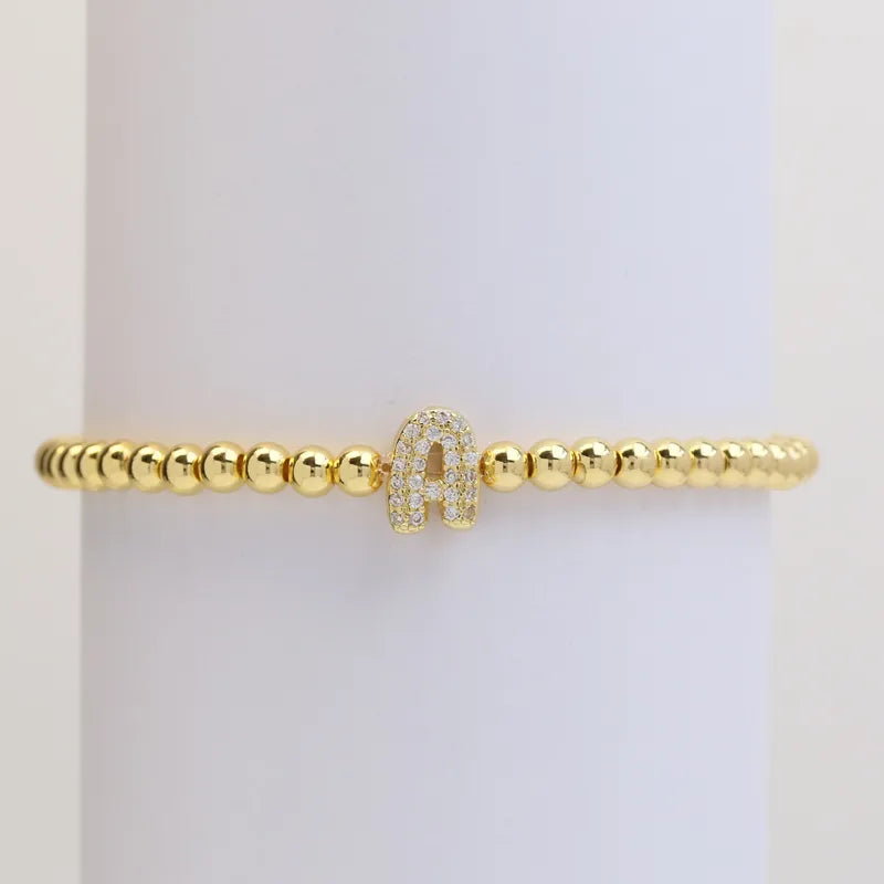 The "Bubble" Initial Bracelet