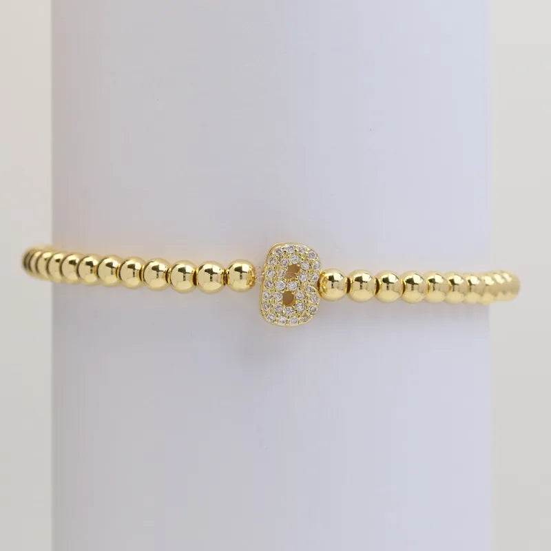 The "Bubble" Initial Bracelet