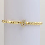 The "Bubble" Initial Bracelet