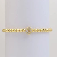 The "Bubble" Initial Bracelet