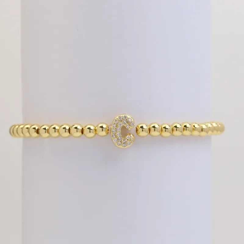 The "Bubble" Initial Bracelet