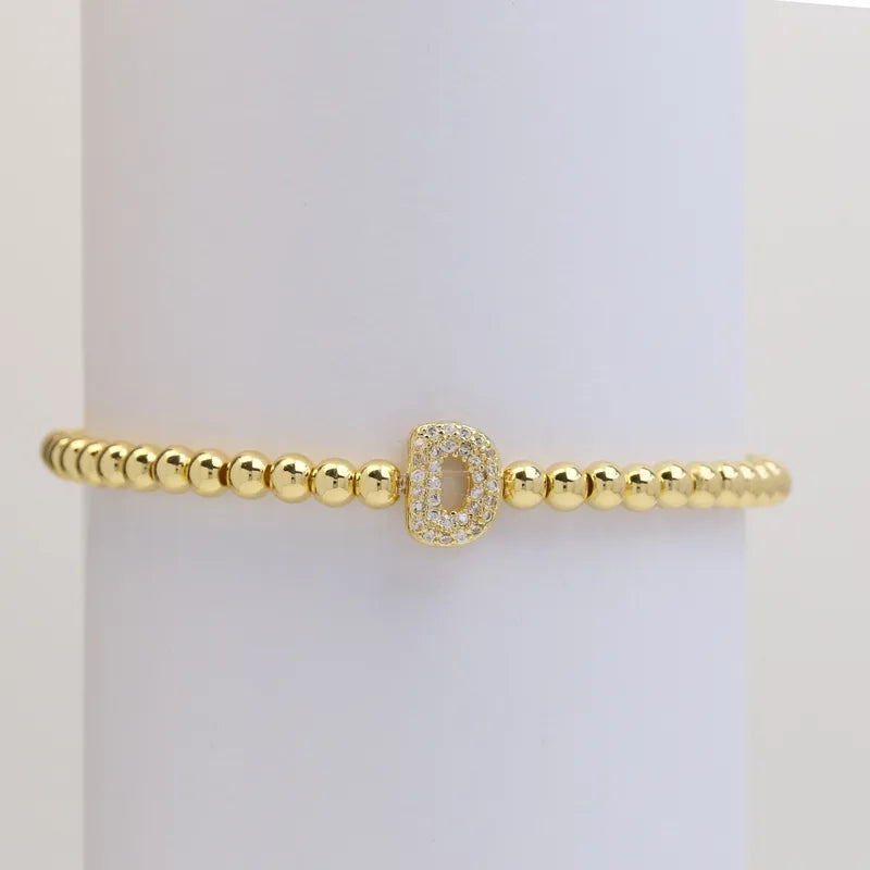 The "Bubble" Initial Bracelet