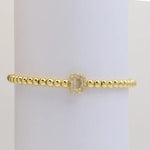 The "Bubble" Initial Bracelet
