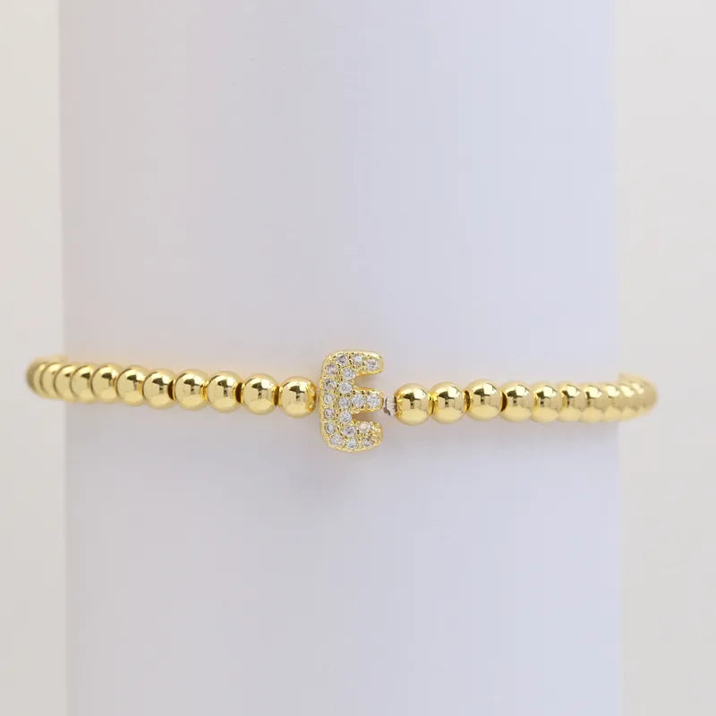 The "Bubble" Initial Bracelet
