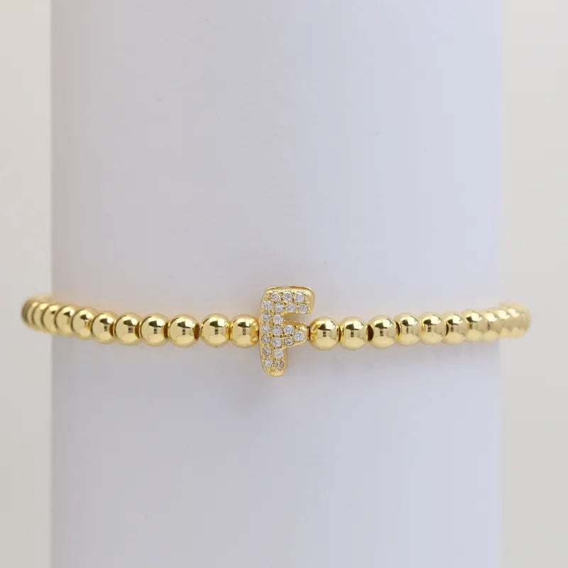The "Bubble" Initial Bracelet