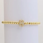 The "Bubble" Initial Bracelet