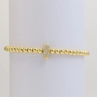 The "Bubble" Initial Bracelet