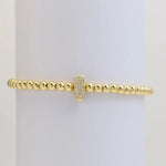 The "Bubble" Initial Bracelet