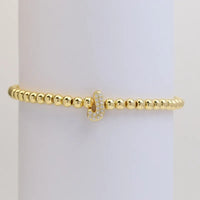 The "Bubble" Initial Bracelet