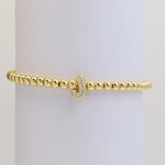 The "Bubble" Initial Bracelet