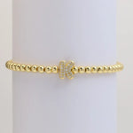 The "Bubble" Initial Bracelet