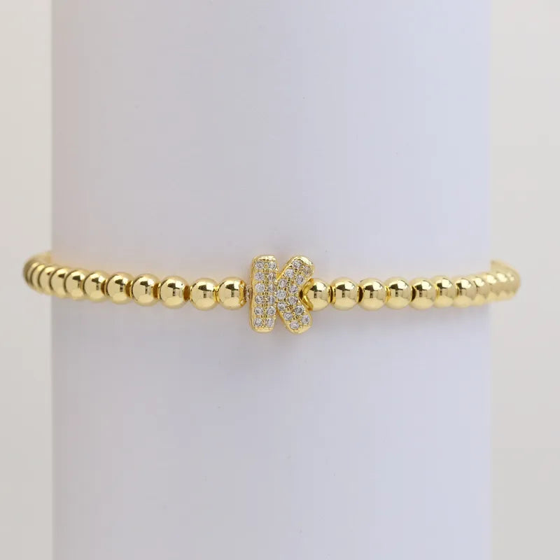 The "Bubble" Initial Bracelet