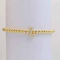 The "Bubble" Initial Bracelet