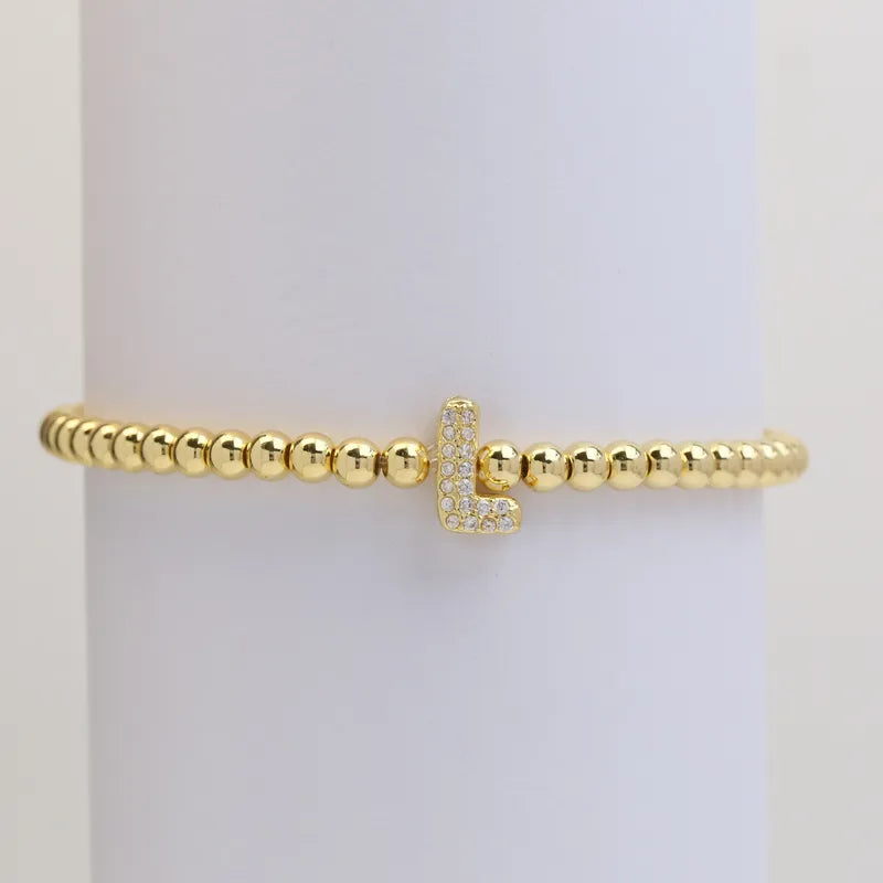 The "Bubble" Initial Bracelet