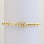 The "Bubble" Initial Bracelet
