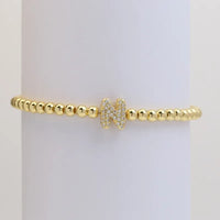 The "Bubble" Initial Bracelet