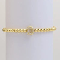 The "Bubble" Initial Bracelet