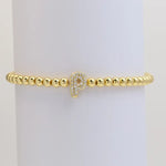 The "Bubble" Initial Bracelet