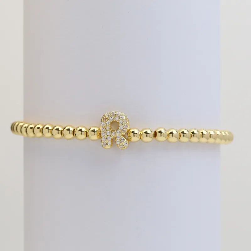 The "Bubble" Initial Bracelet